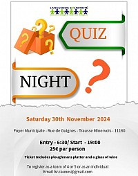 Quiz Night Novembre 2024