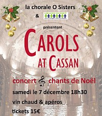 Concert et chants de Noël à Cassan